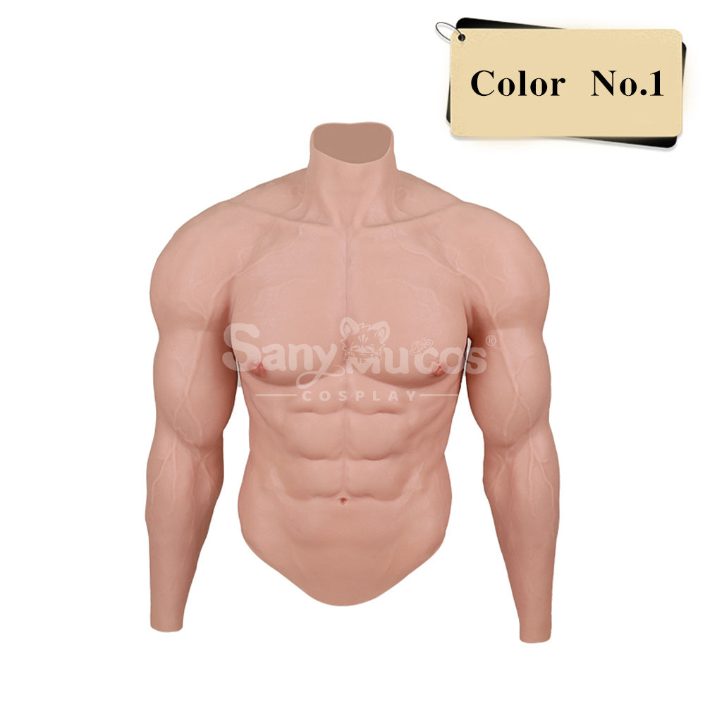 【In Stock】Cosplay Costume Fake Muscle Suit Sleeves Kirin Arm Skin Color Ivory White / Bronze / Chocolate Black Ivory