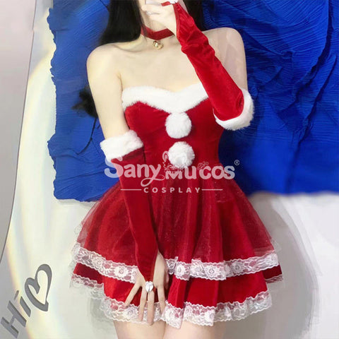 【In Stock】Sexy Cosplay Christmas Bunny Girl Dress Costume Second Edition Costumes
