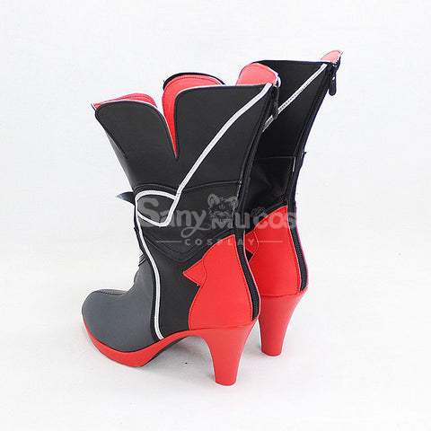 Game Honkai Impact 3rd Cosplay Stygian Nymph Seele White/Black Cosplay Shoes