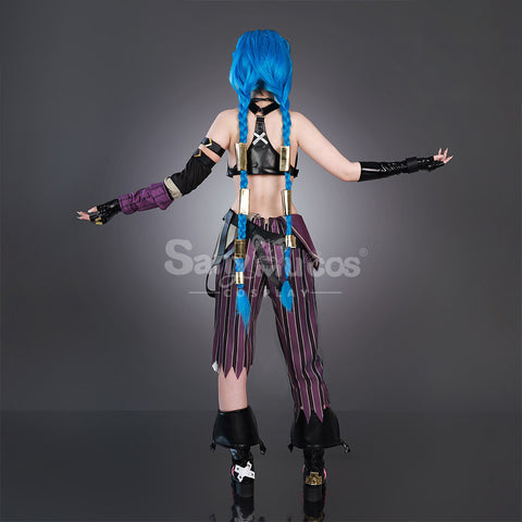 【In Stock】Game League Of Legends Cosplay Jinx Cosplay Costume