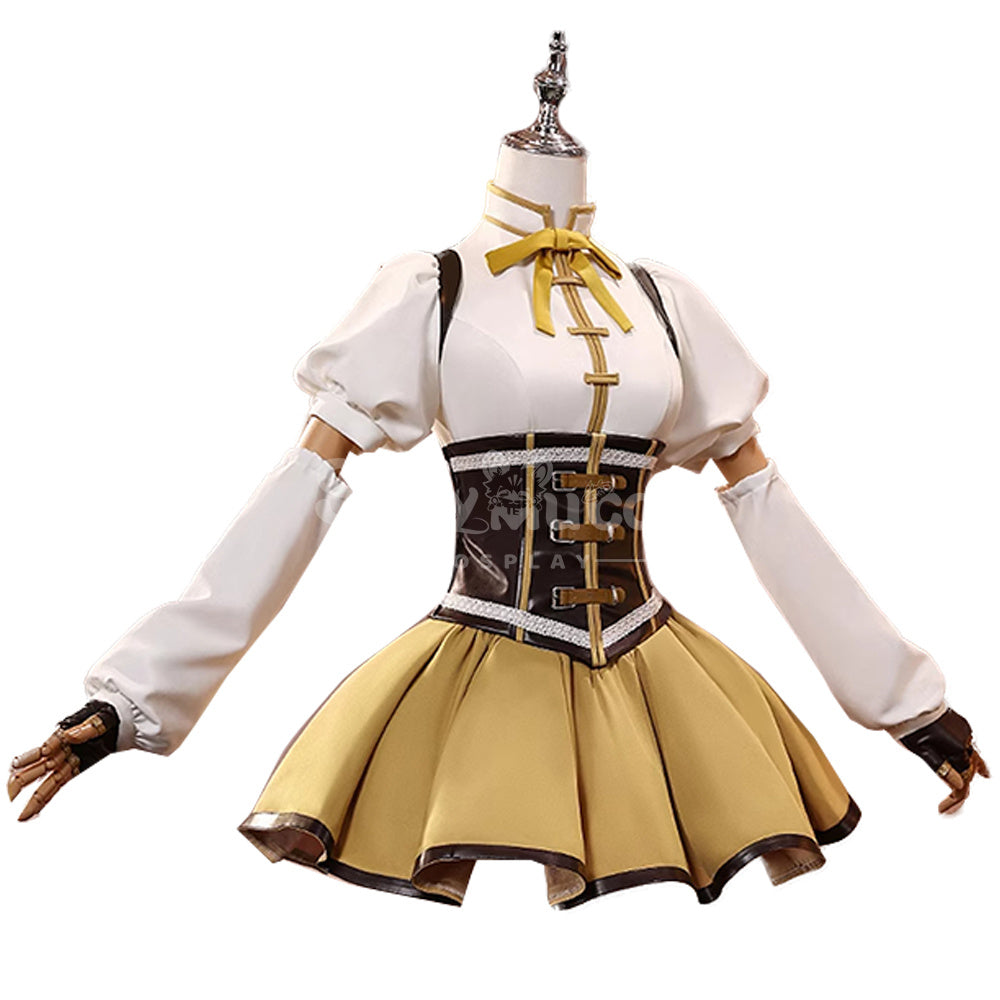 【In Stock】Anime Puella Magi Madoka Magica Cosplay Tomoe Mami Cosplay Costume Premium Edition Cosplay Costumes