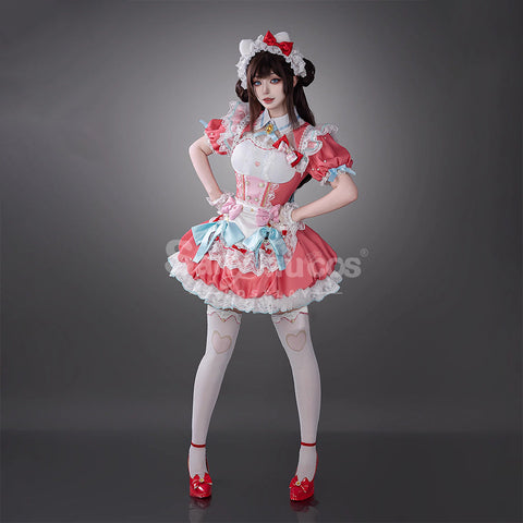 【Pre-Sale】Game Naraka: Bladepoint & Sanrio Company Ltd. Cosplay Kitty Kurumi Cosplay Costume Cosplay Costumes