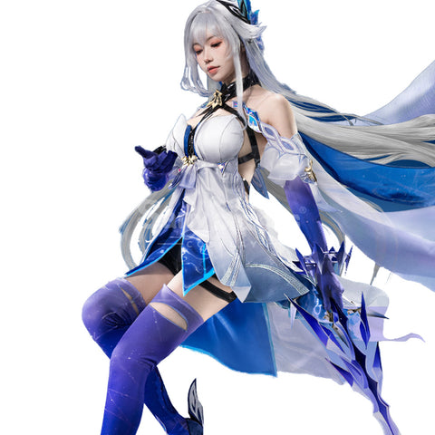 【Pre-Sale】Game Genshin Impact Cosplay Skirk Void Star Cosplay Costume Premium Edition