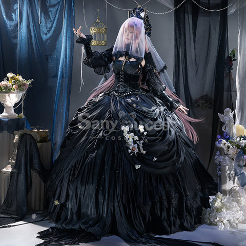 【Pre-Sale】Game Arknights Cosplay Theresa Requiem Cosplay Costume Premium Edition