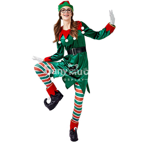 【In Stock】Christmas Cosplay Christmas Elf Costume Second Edition Costumes