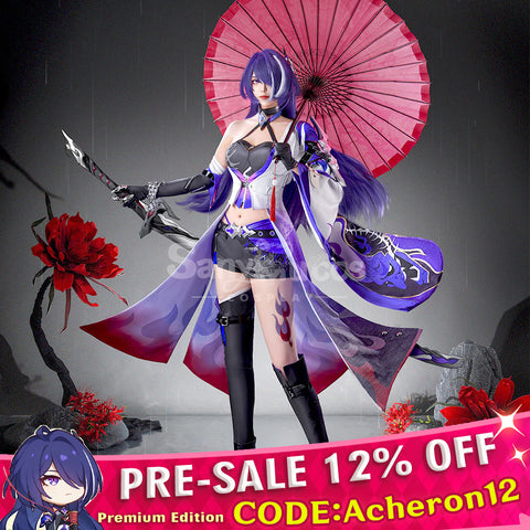 【Pre-Sale> Ship on April. 30th, 12% OFF CODE:Acheron12 on www.sanymucos.com】Game Honkai: Star Rail Cosplay Acheron Cosplay Costume Premium Edition