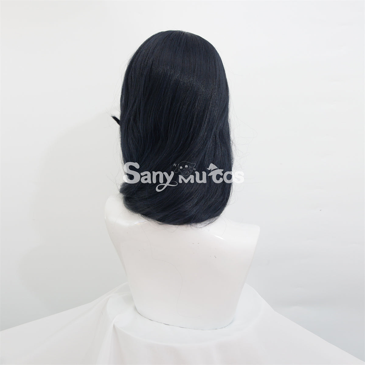 Genshin Impact Pantalone Cosplay Wig Navy Blue Wig
