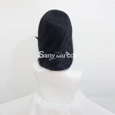 Genshin Impact Pantalone Cosplay Wig Navy Blue Wig
