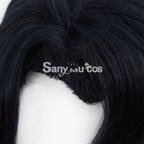 Genshin Impact Pantalone Cosplay Wig Navy Blue Wig