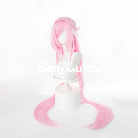Game Honkai Impact 3: Elysia Cosplay Wig Long Hair Pink