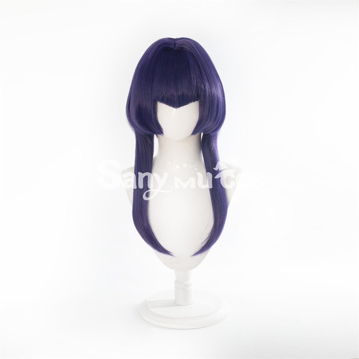 Game Genshin Impact Candace Cosplay Wig Navy Blue Bob Wig