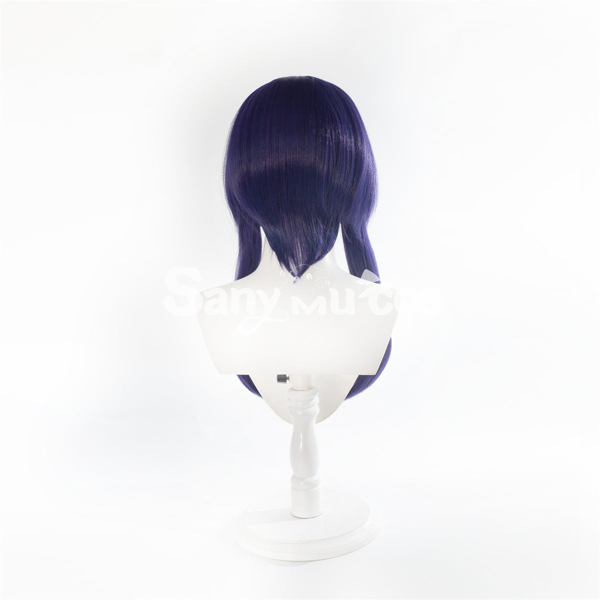 Game Genshin Impact Candace Cosplay Wig Navy Blue Bob Wig