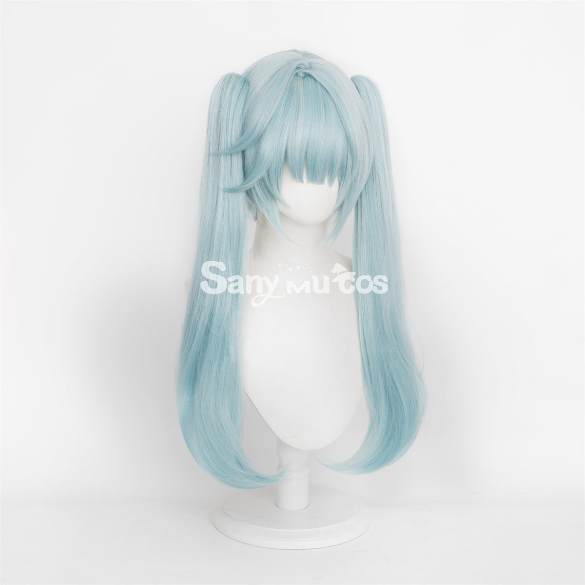 Game Genshin Impact Faruzan Cosplay Wig Mint Green Double Ponytail Wig