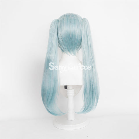 Game Genshin Impact Faruzan Cosplay Wig Mint Green Double Ponytail Wig