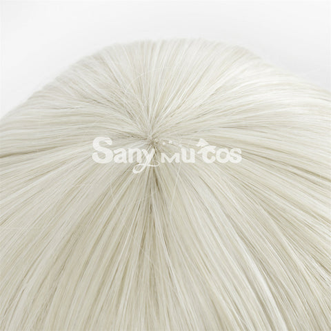 Genshin Impact Sayu Cosplay Wig Light Beige Wig