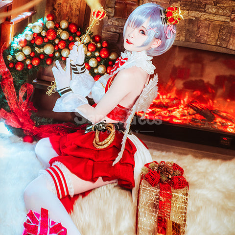 【In Stock】Anime Re Zero Cosplay Rem Christmas Cosplay Costume