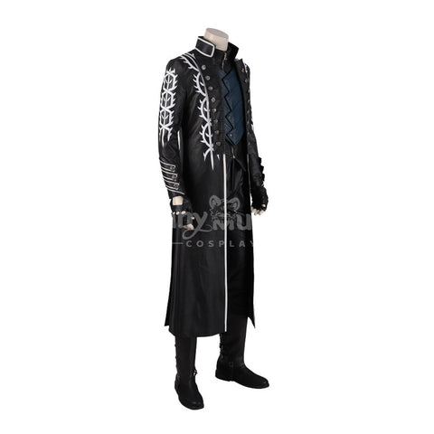 【Custom-Tailor】Game Devil May Cry 5 Cosplay Vergil Cosplay Costume Premium Edition