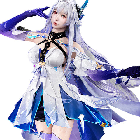 【Pre-Sale】Game Genshin Impact Cosplay Skirk Void Star Cosplay Costume Premium Edition