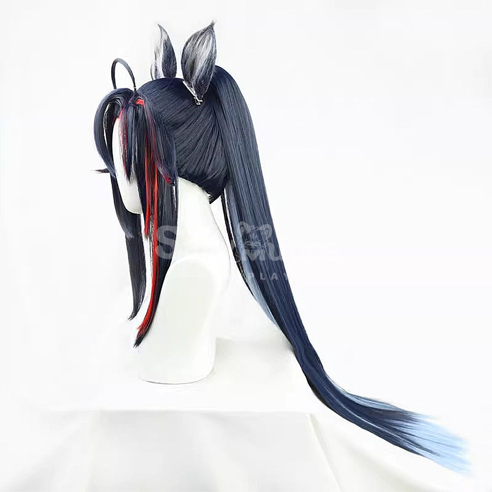 【In Stock】Game Arknights Cosplay Blaze Explosive Blue Flame Cosplay Wig Cosplay Wigs