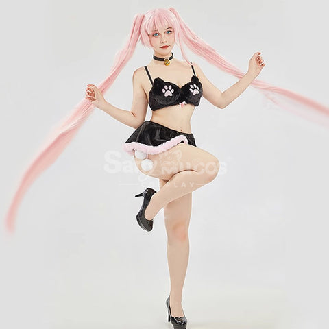 Cat's Paw Black Cosplay Plush Bikini Cosplay Costume