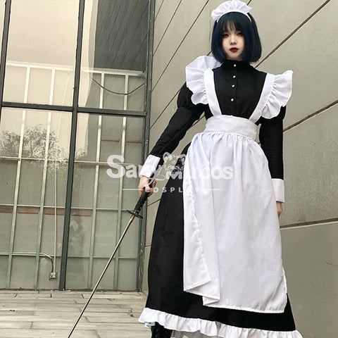 【In Stock】Anime Cosplay Maid Men Dress Cosplay Maid Costume Male Size