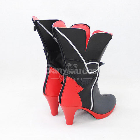 Game Honkai Impact 3rd Cosplay Stygian Nymph Seele White/Black Cosplay Shoes