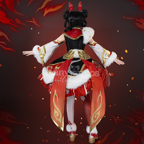【In Stock】Game League of Legends Cosplay Gwen Christmas Cosplay Costume