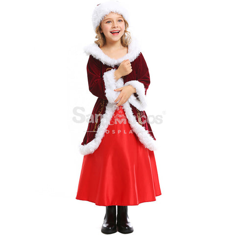 【In Stock】Christmas Cosplay Christmas Party Princess Cosplay Costume Kid Size