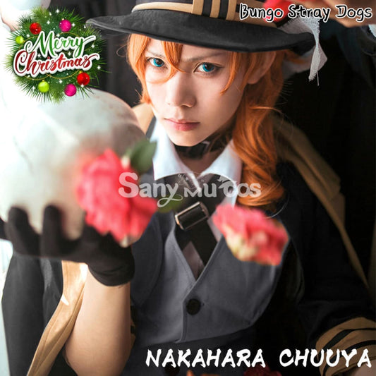 Anime Bangu stray dog Nakahara Akiba Cosplay black male costume 1000