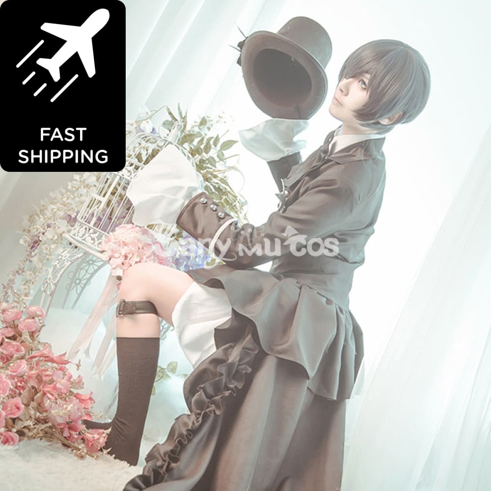 Anime Black Butler Cosplay Kuroshitsuji Ciel Phantomhive Costume for men