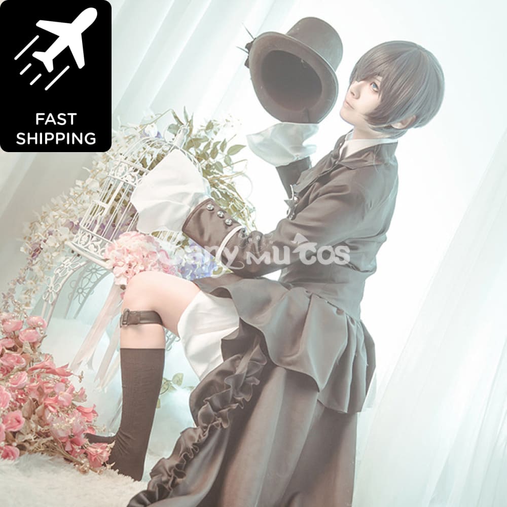 Anime Black Butler Cosplay Kuroshitsuji Ciel Phantomhive Costume for men