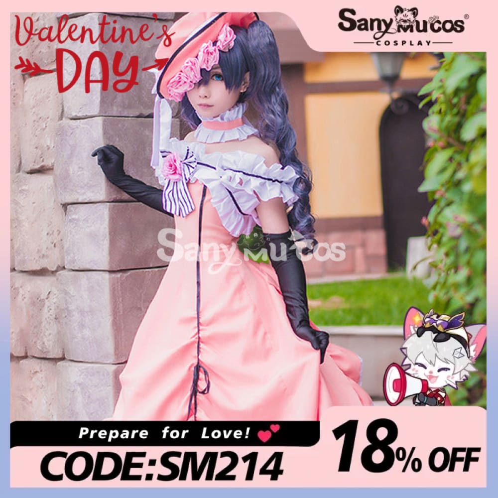 Anime Black Butler Cosplay Lady Ciel Phantomhive costume female