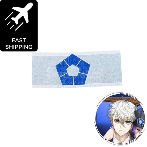 Anime Blue Lock Cosplay Military Uniform Costume Premium Edition Armband / Nagi Seishiro（Grey）