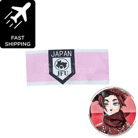 Anime Blue Lock Cosplay Military Uniform Costume Premium Edition Armband / Rin Itoshi（Pink） Costumes