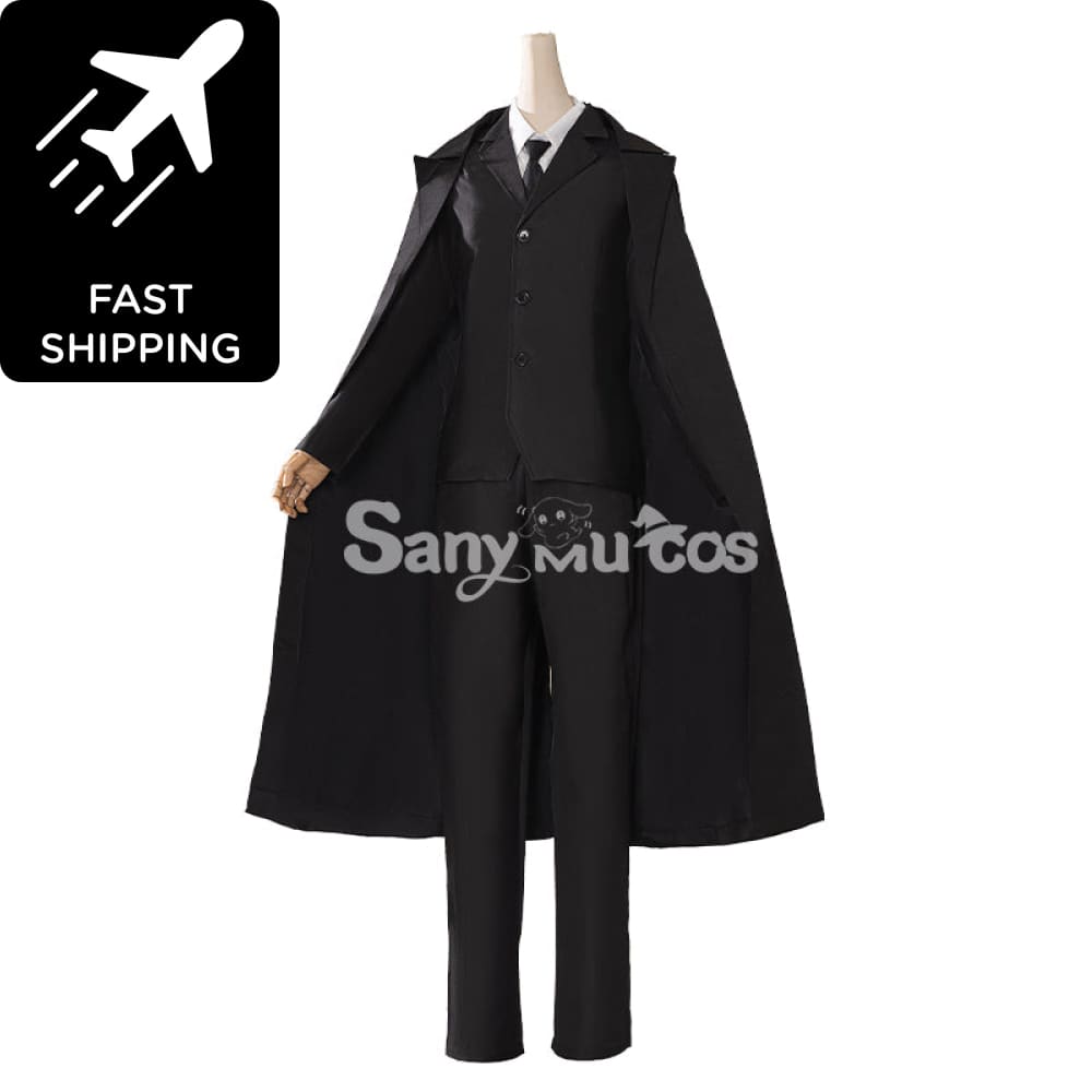 Anime Bungo Stray Dogs Dazai Osamu Cosplay black male Costume