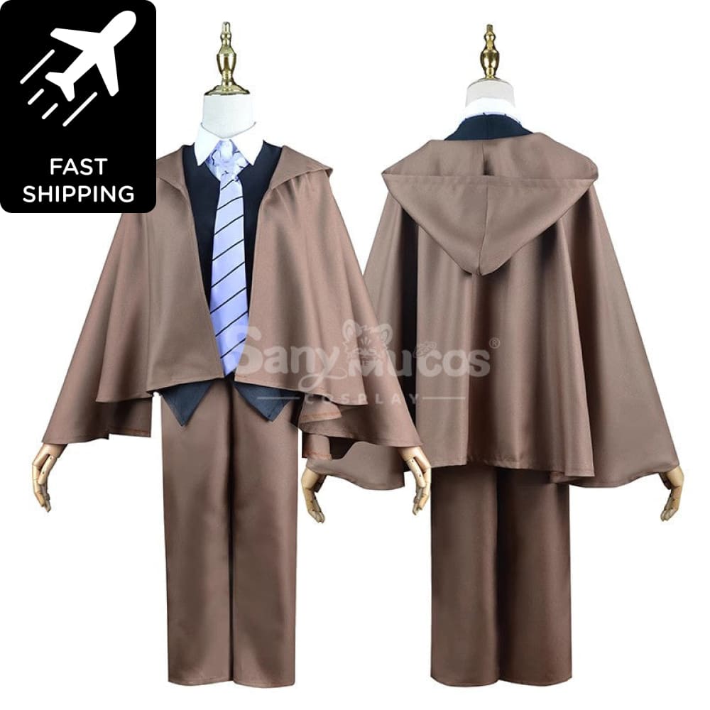 【48H To Ship】Anime Bungo Stray Dogs Edogawa Rampo Classical Cape Suit Cosplay Costume Costumes