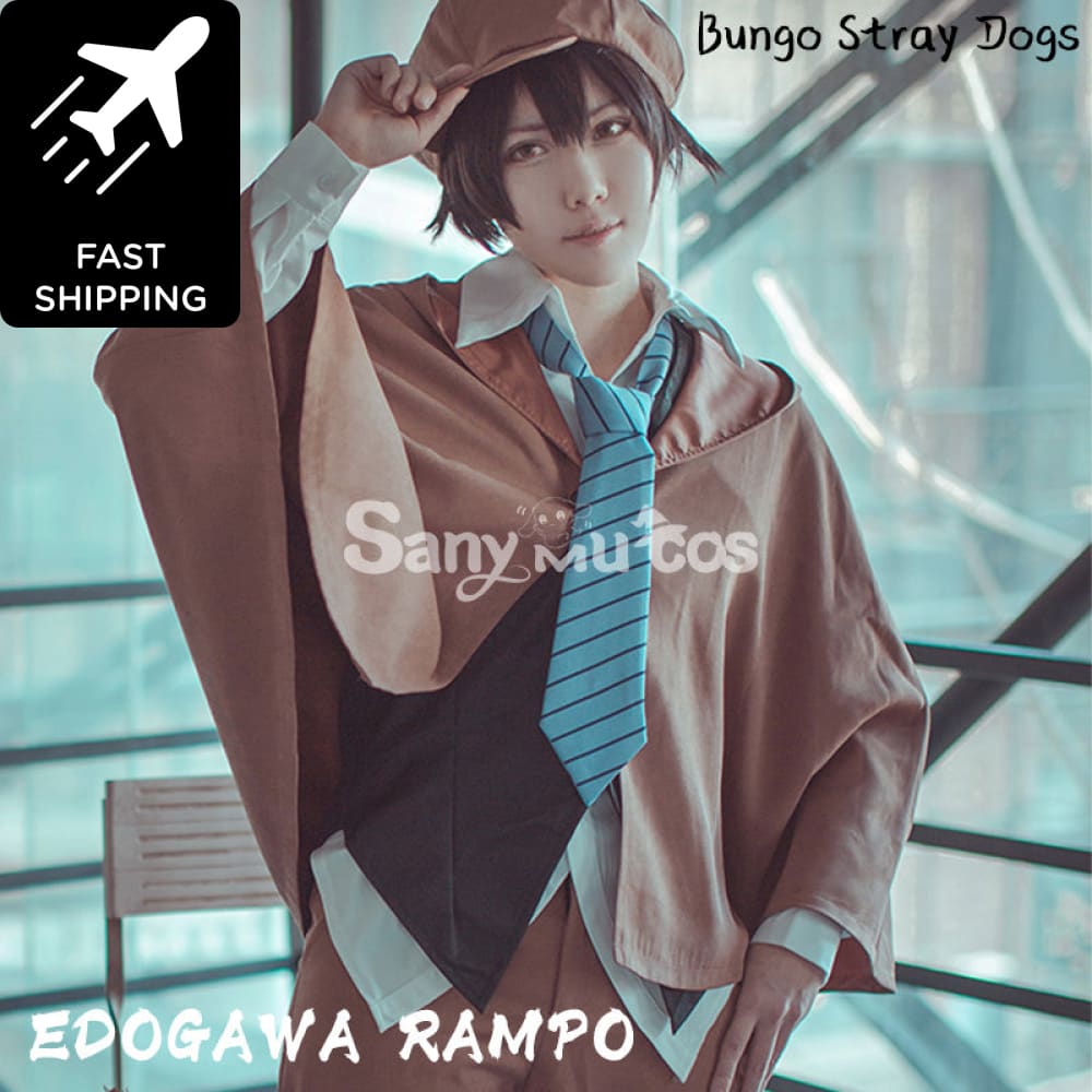 Anime Bungo Stray Dogs Edogawa Rampo Cosplay Costume Men