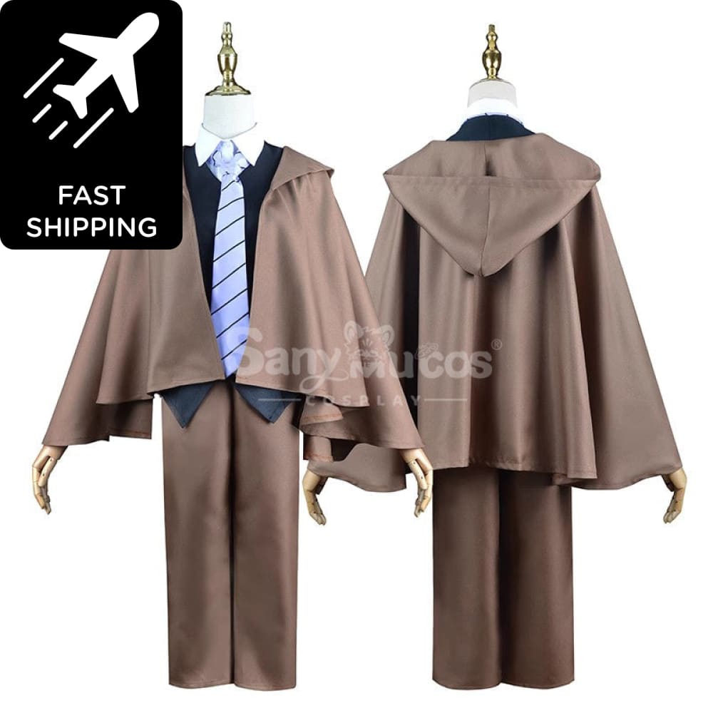 【48H To Ship】Anime Bungo Stray Dogs Edogawa Rampo Classical Cape Suit Cosplay Costume Costumes