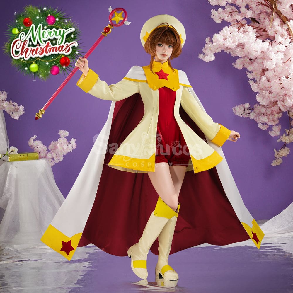 【Pre-Sale】Anime Cardcaptor Sakura Cosplay Kinomoto Sakura Cosplay Costume Premium Edition Cosplay Costumes