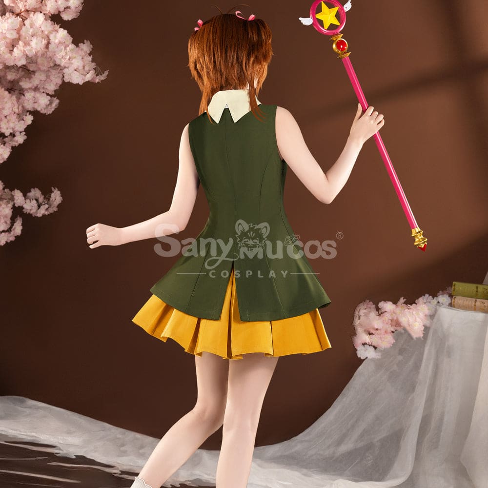 【Pre-Sale】Anime Cardcaptor Sakura Cosplay Sakura Kinomoto Hong Kong Trip Cosplay Costume Premium Edition Cosplay