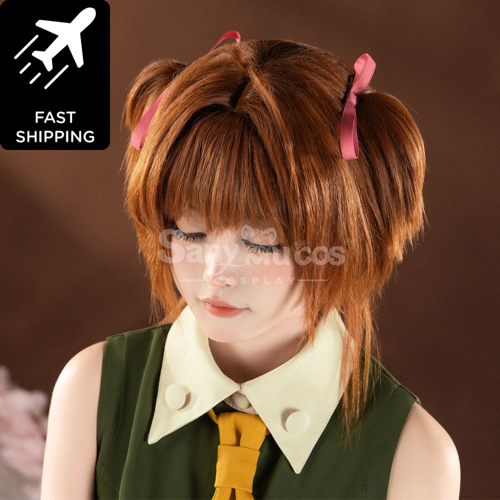 【Pre-Sale】Anime Cardcaptor Sakura Cosplay Sakura Kinomoto Hong Kong Trip Cosplay Costume Premium Edition Cosplay