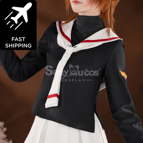 【Pre-Sale】Anime Cardcaptor Sakura Cosplay Sakura Kinomoto School Uniform Cosplay Costume Premium Edition Cosplay