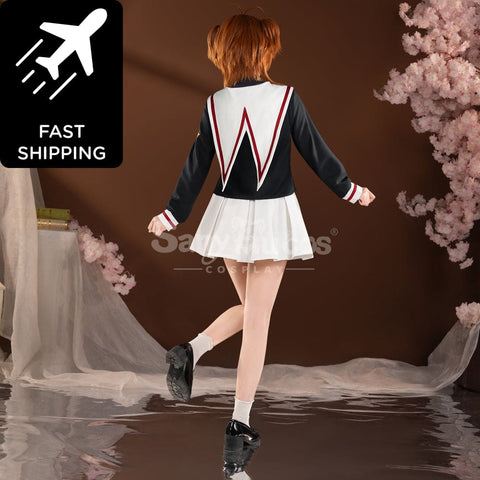 【Pre-Sale】Anime Cardcaptor Sakura Cosplay Sakura Kinomoto School Uniform Cosplay Costume Premium Edition Cosplay