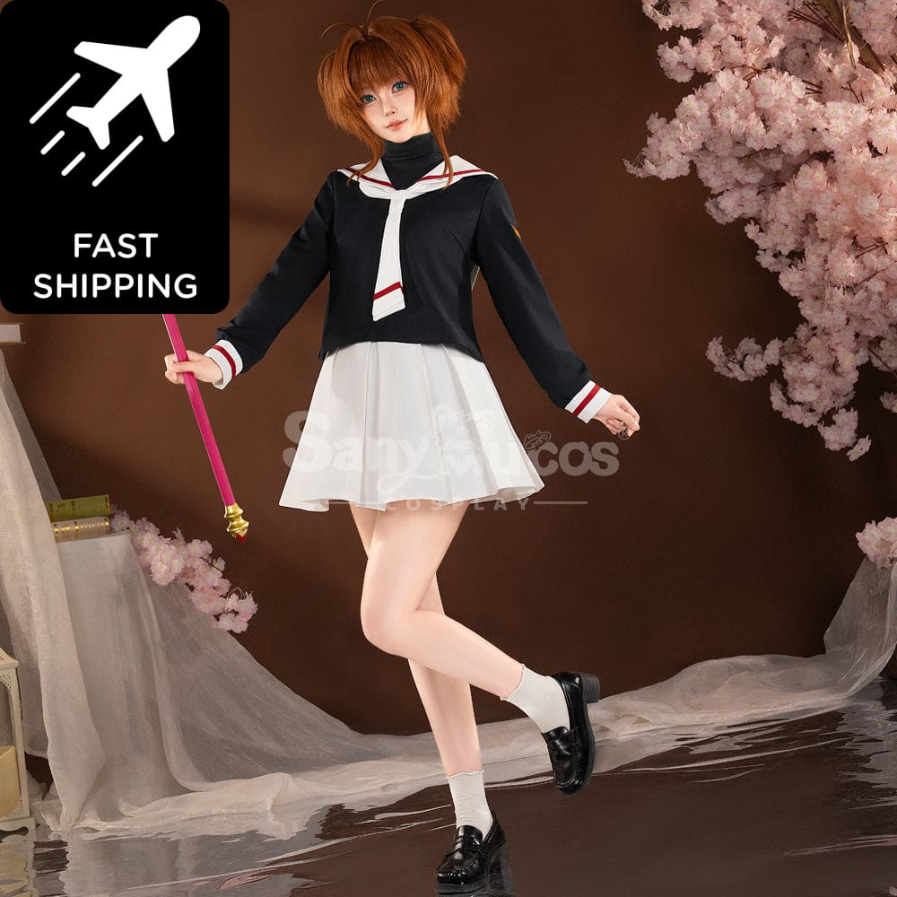 【Pre-Sale】Anime Cardcaptor Sakura Cosplay Sakura Kinomoto School Uniform Cosplay Costume Premium Edition Cosplay