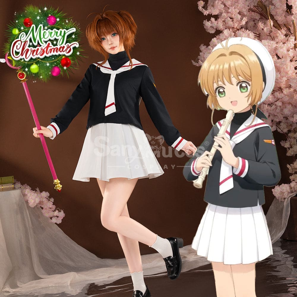 【Pre-Sale】Anime Cardcaptor Sakura Cosplay Sakura Kinomoto School Uniform Cosplay Costume Premium Edition Cosplay