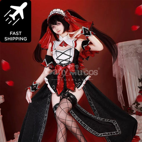 【In Stock】Anime Date A Live Cosplay Kurumi Tokisaki Costume Premium Edition Costumes