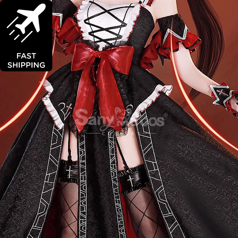 【In Stock】Anime Date A Live Cosplay Kurumi Tokisaki Costume Premium Edition Costumes