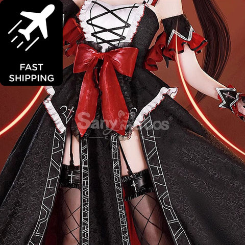 【In Stock】Anime Date A Live Cosplay Kurumi Tokisaki Costume Premium Edition Costumes