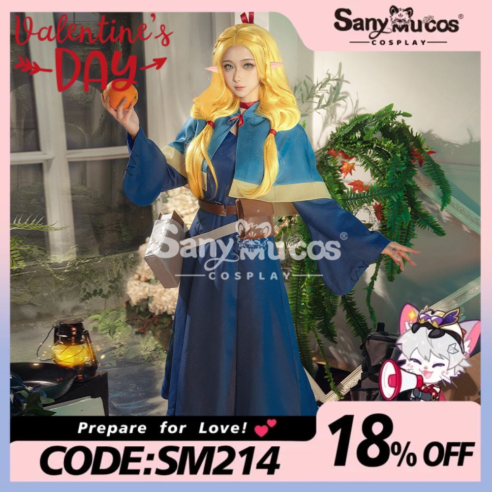 【48H To Ship】Anime Delicious In Dungeon Cosplay Marcille Donato Costume Premium