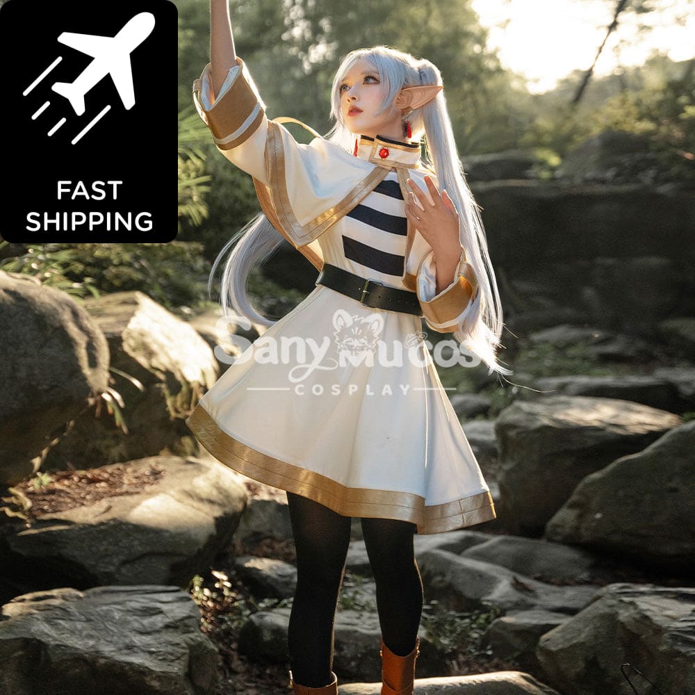 【48H To Ship】Anime Frieren: Beyond Journey’s End Cosplay Frieren Costume Premium Edition Costumes